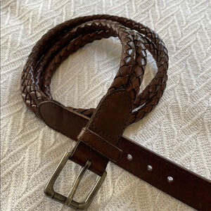 Elegant Braided Leather Belt for Men